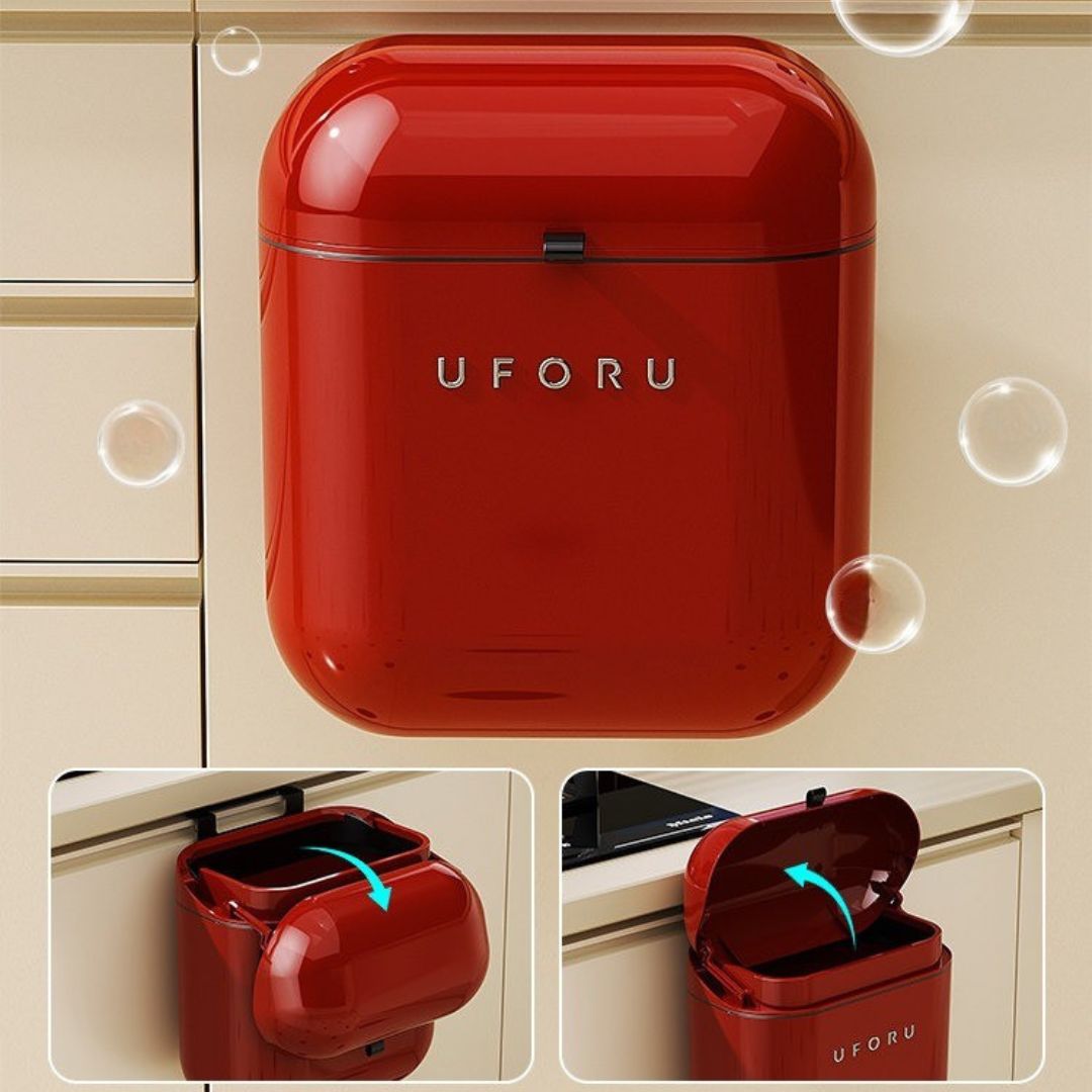 Retro Hanging Trash Can