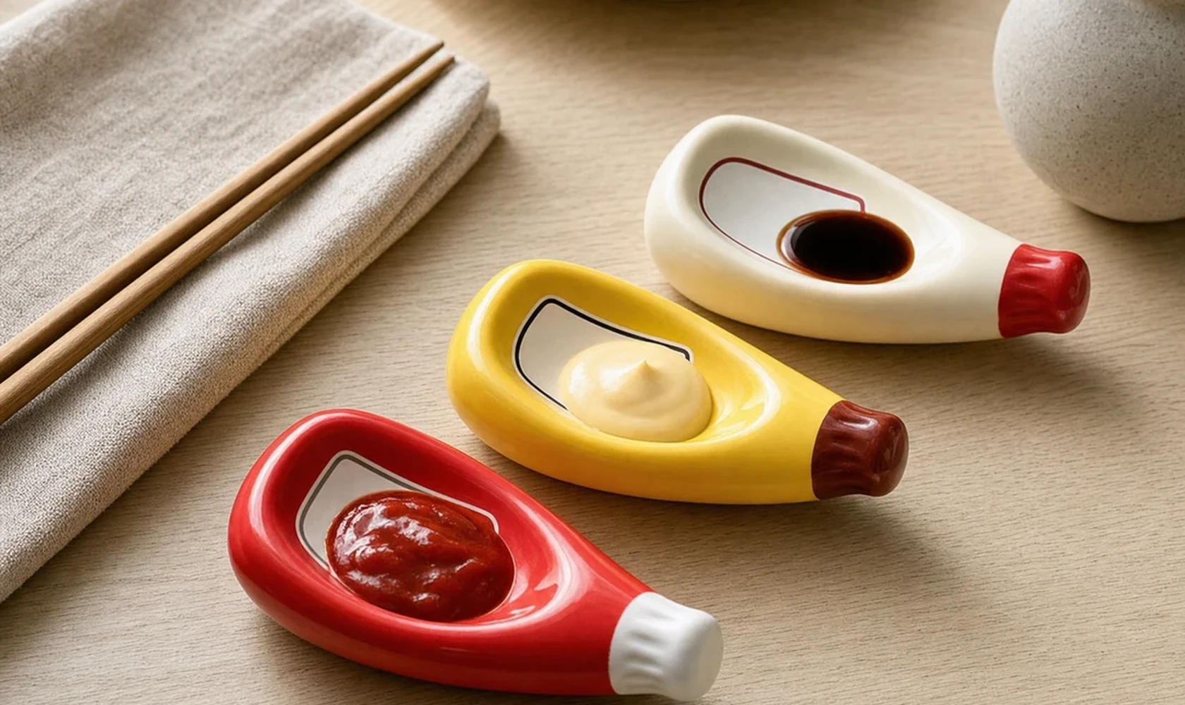 Original Ceramic Sauce Dish Set – Selling Point 2