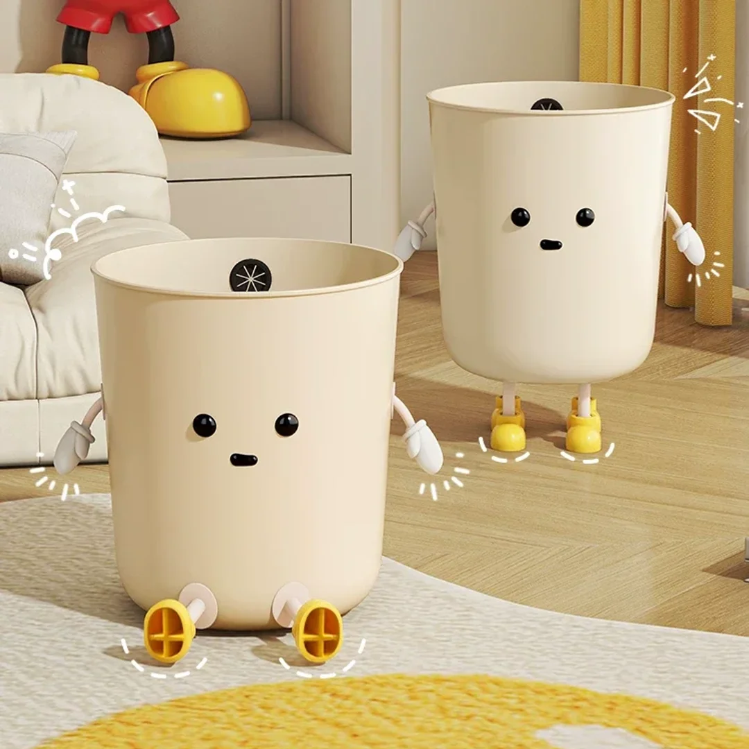 Cartoon Creative Trash Can