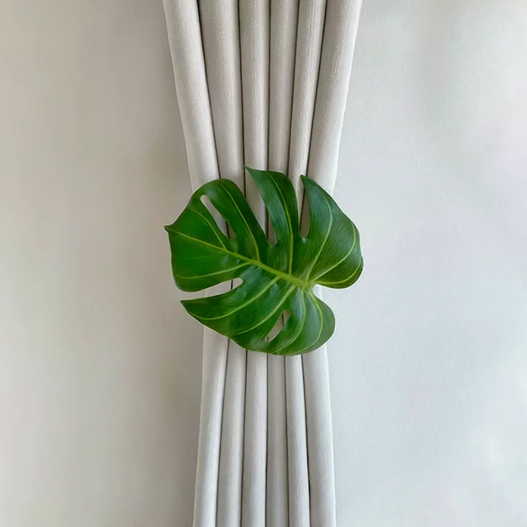 Monstera Leaf Curtain Tie-Back