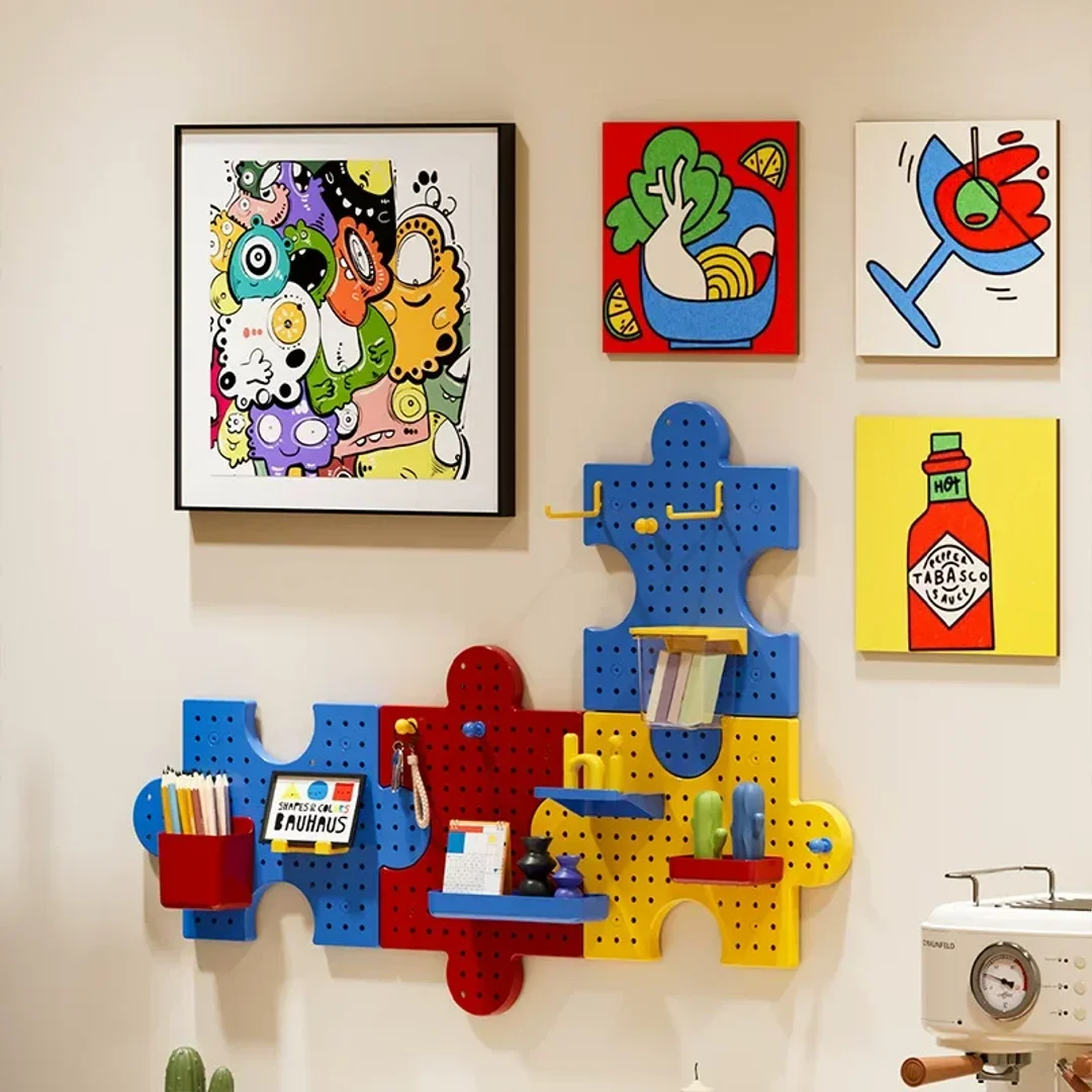 Dopamine Pegboard Wall Shelf