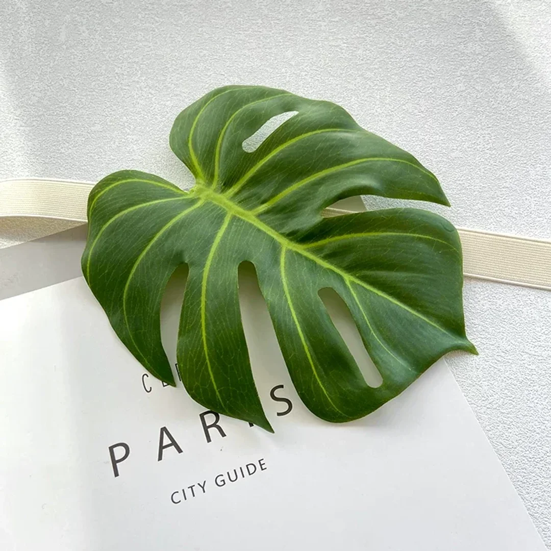 Monstera Leaf Curtain Tie-Back