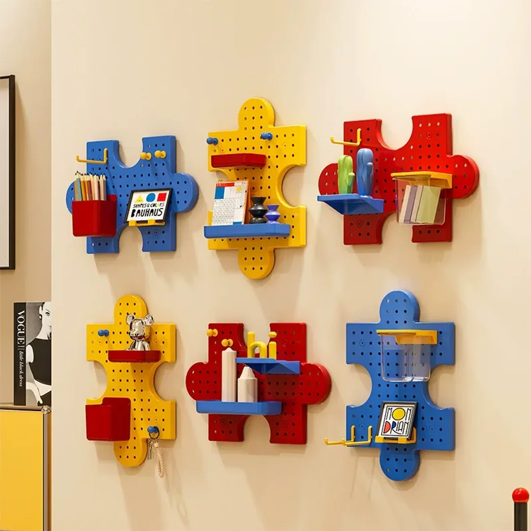 Dopamine Pegboard Wall Shelf