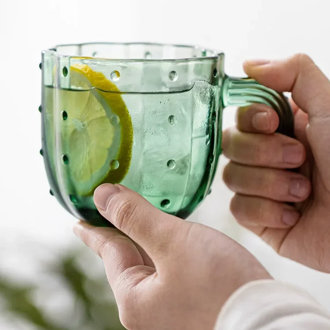Cactus Glass Cup Set