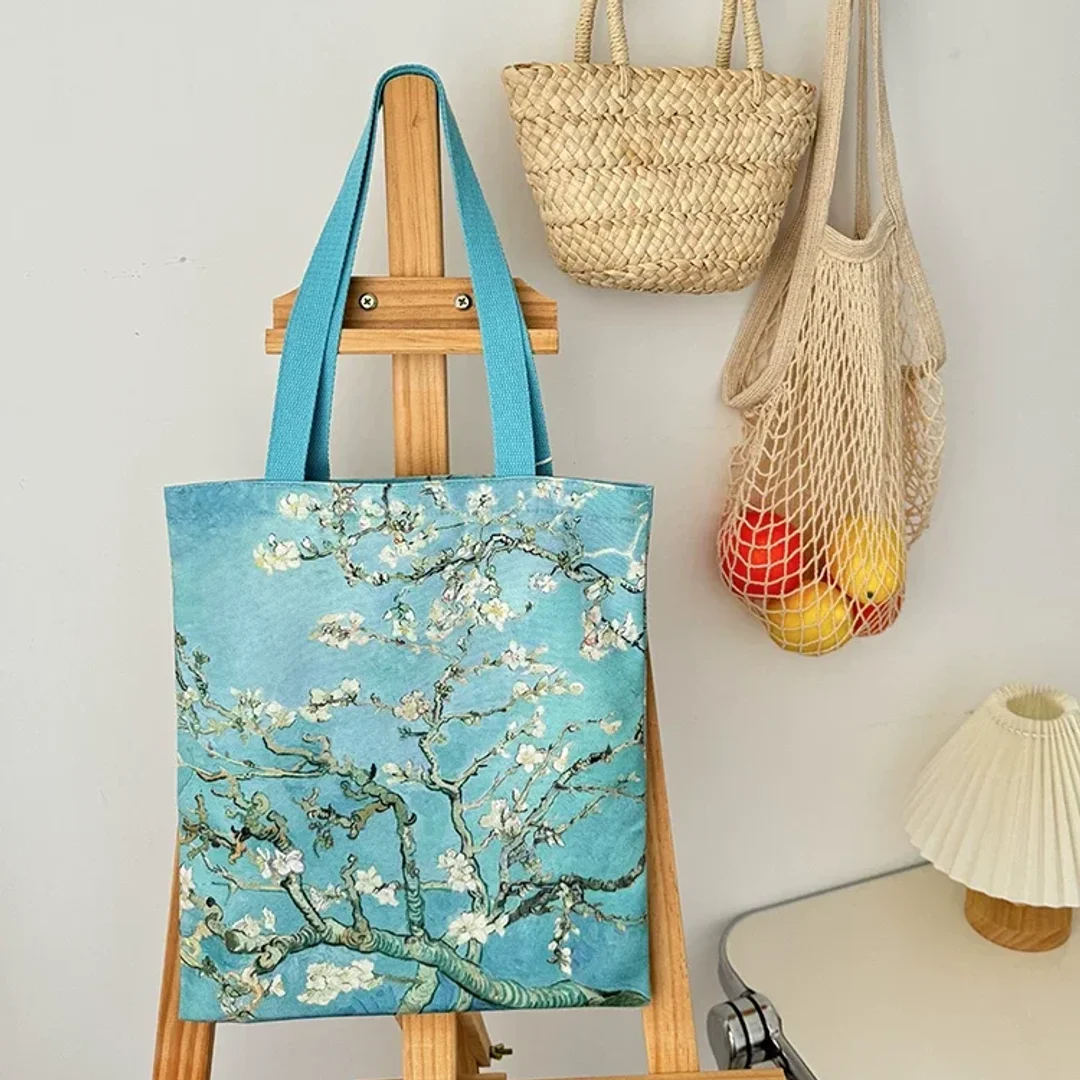 Van Gogh Museum Starry Night Canvas Tote (Set of 5)