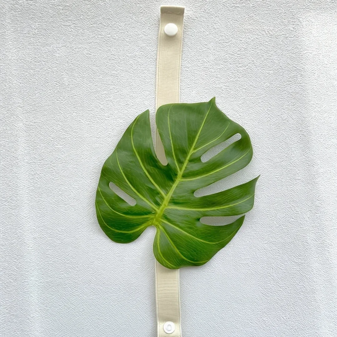 Monstera Leaf Curtain Tie-Back