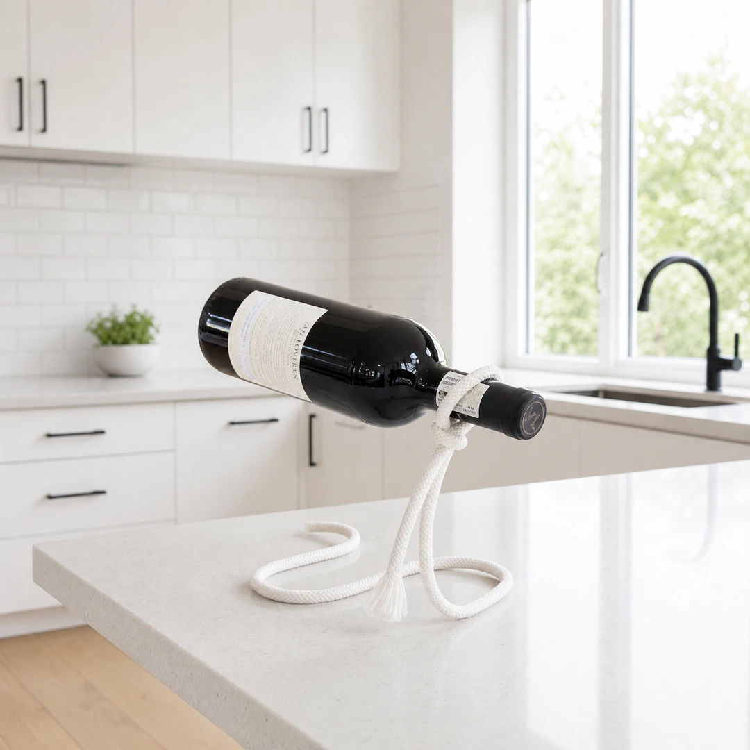 Magic Rope Wine Rack - Kitchen Scene