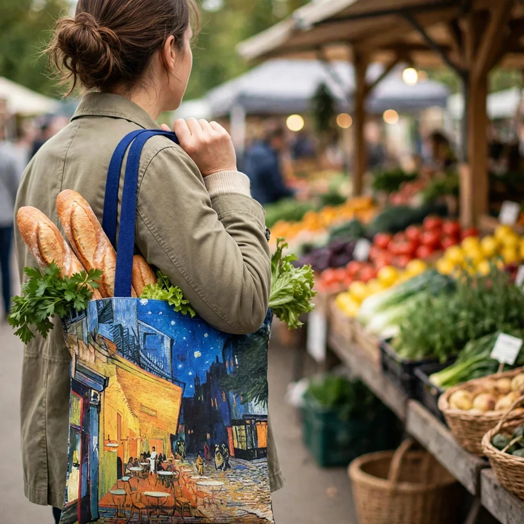 Van Gogh Museum Starry Night Canvas Tote