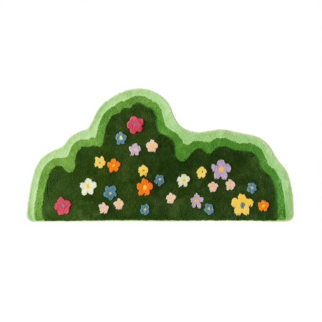 Cozy Plush Pastoral-Style Area Rug