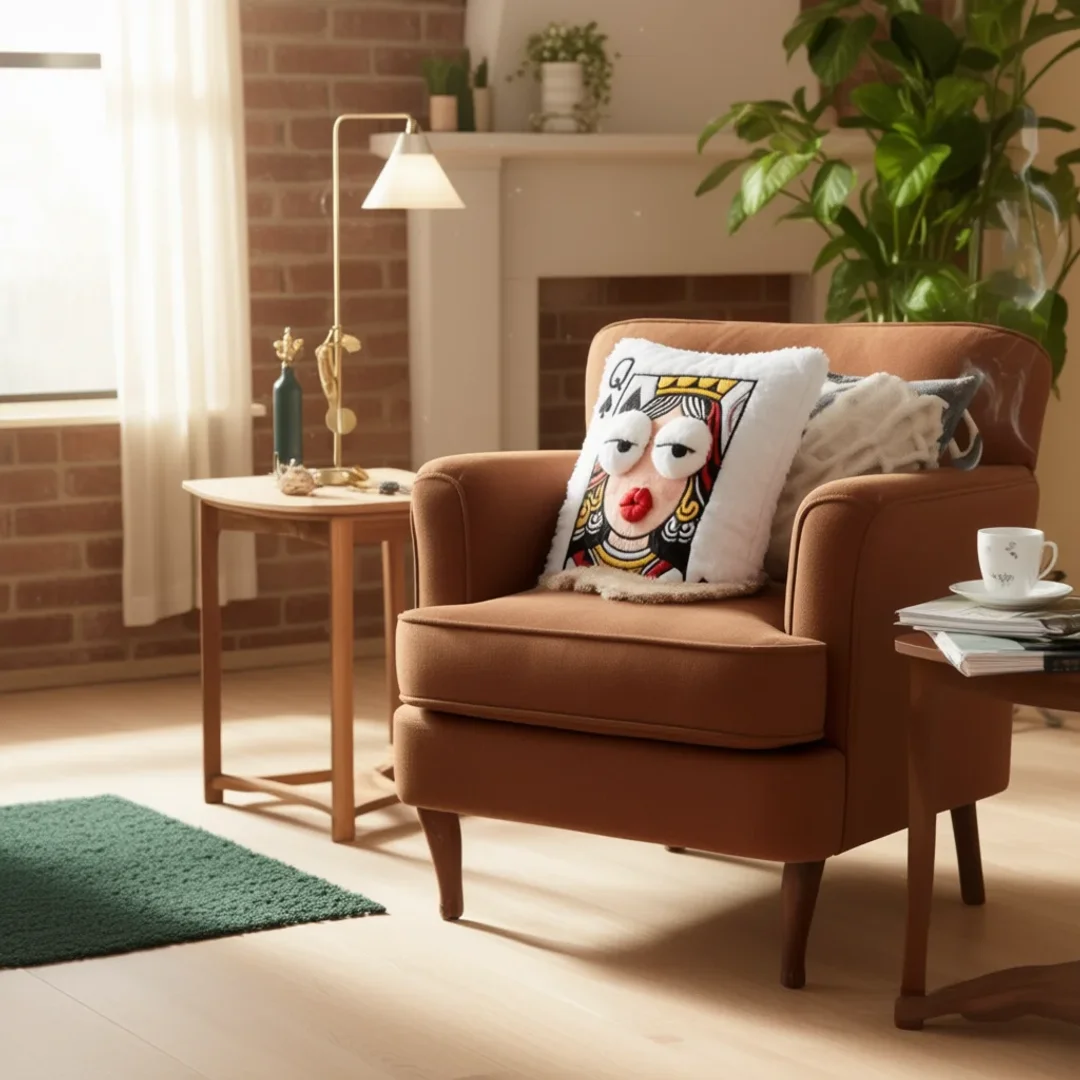 Playing Card Plush Throw Pillow