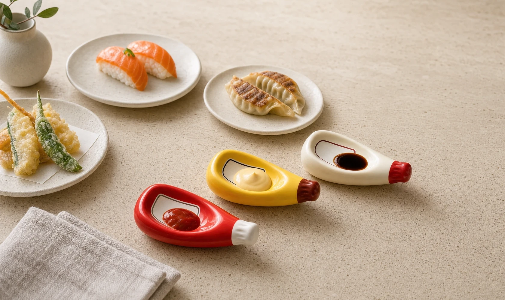 Original Ceramic Sauce Dish Set – Selling Point 1