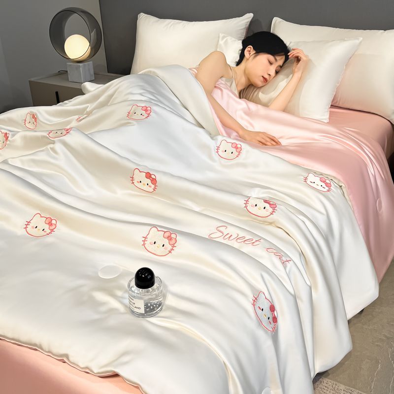 特級冰絲涼感夏涼被四件套