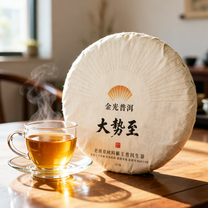 大勢至·老班章純料霸王普洱生茶 勐海茶區2018年 雲南七子茶餅普洱茶