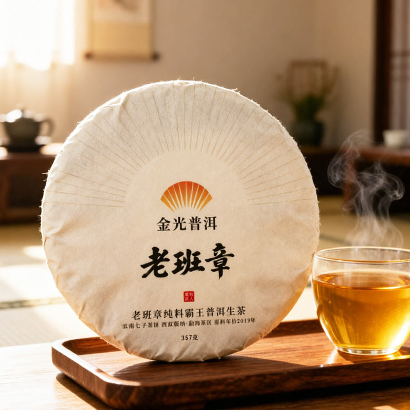 無量壽·景邁山古樹蘭香普洱生茶 普洱茶區2020年 雲南七子茶餅普洱茶