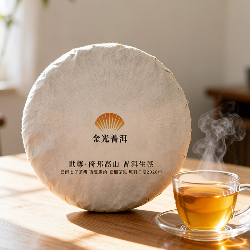 世尊系列·倚邦高山 普洱生茶2020年