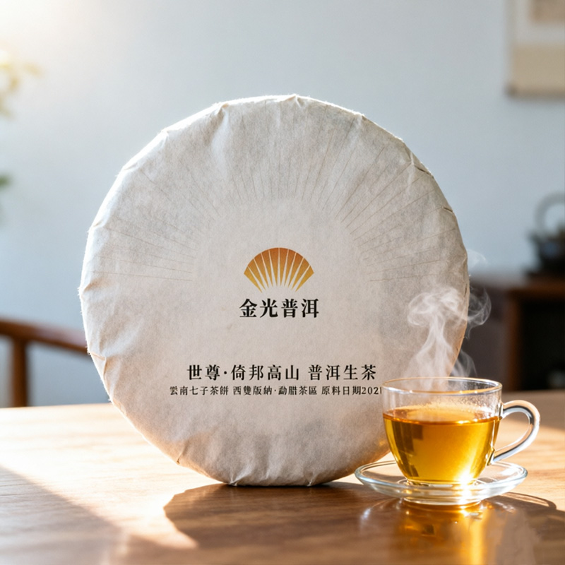 世尊系列·倚邦高山 普洱生茶2020年