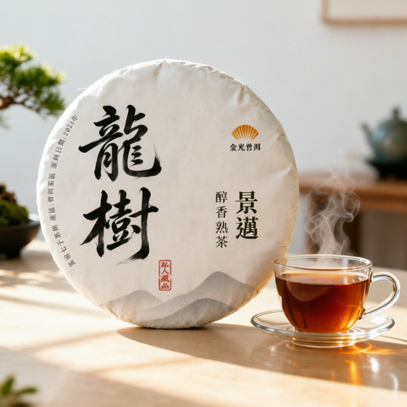 龍樹冰島五寨普洱生茶2021年 臨滄茶區 香港金光普洱茶 正宗雲南七子茶餅