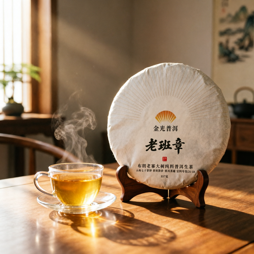 無量壽·景邁山古樹蘭香普洱生茶 普洱茶區原料年份2020年 雲南七子茶餅金光普洱茶-金光普洱