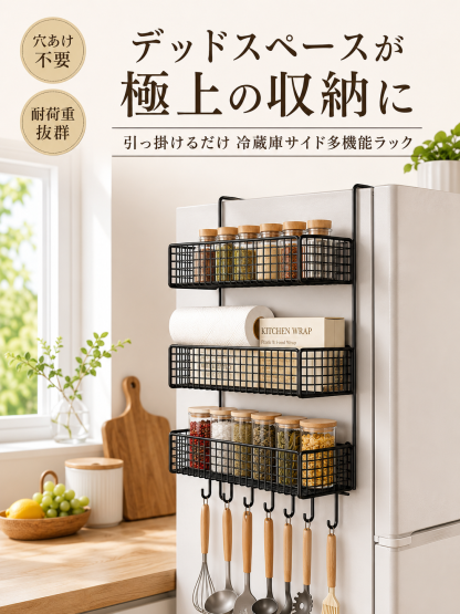 キッチン用品大全多目的収納ラック