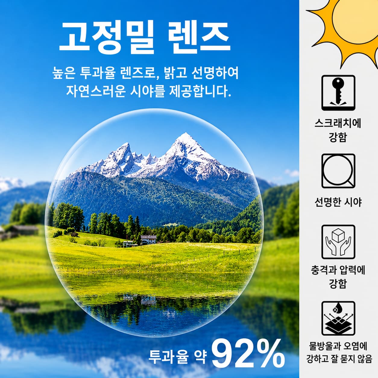 LUNORU 여성용 블루라이트 차단 변색 편광 UV 차단 돋보기안경