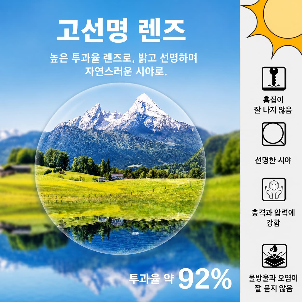 LUNORU 초경량 무테 원형 돋보기안경 블루라이트 차단 패션 리딩글라스