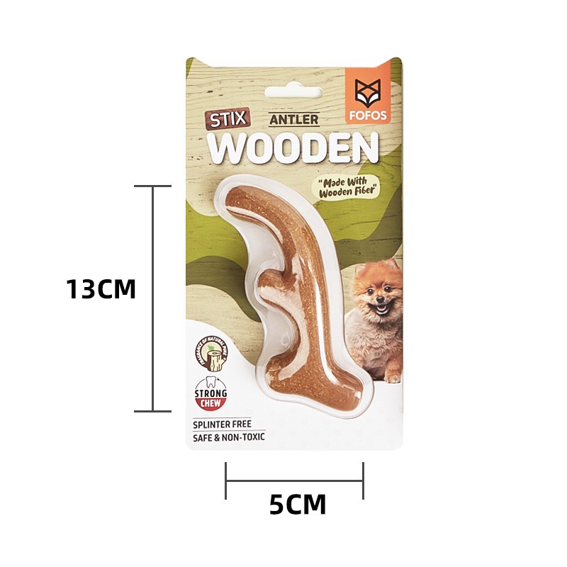 木塑磨牙棒｜仿鹿角玩具