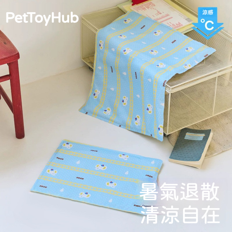 寵物降溫凝膠涼墊｜夏日消暑冰墊・犬貓通用透氣防水涼感睡墊