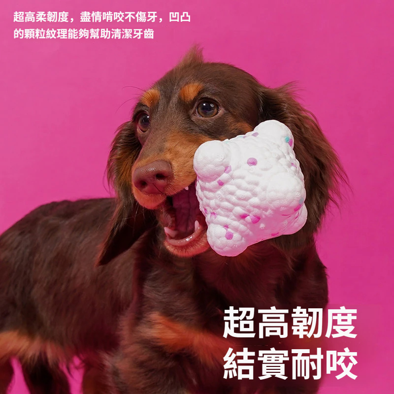 ETPU高彈耐咬狗狗玩具｜不規則彈跳・磨牙潔齒・多造型互動球