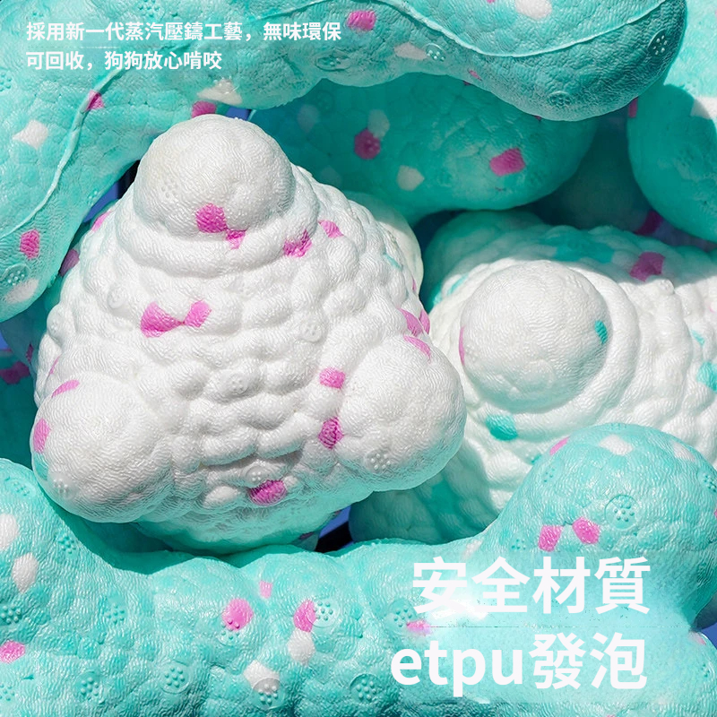 ETPU高彈耐咬狗狗玩具｜不規則彈跳・磨牙潔齒・多造型互動球