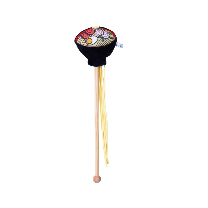  貓薄荷款逗貓棒｜耐咬帶鈴鐺