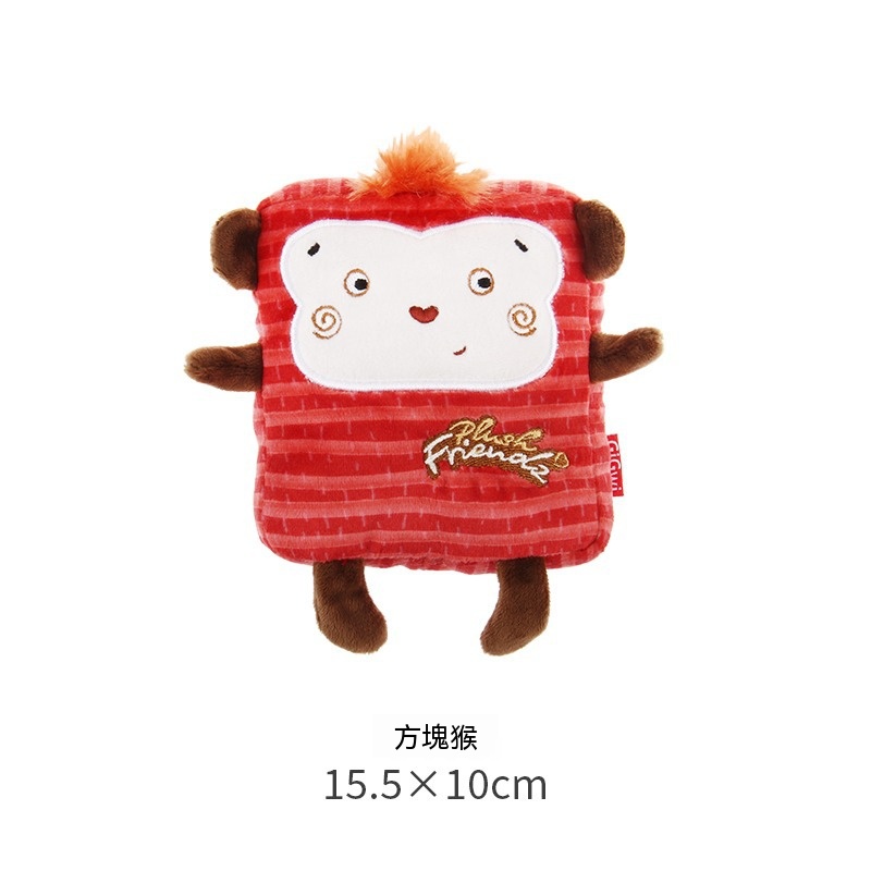 方塊豬玩具｜發聲毛絨玩偶