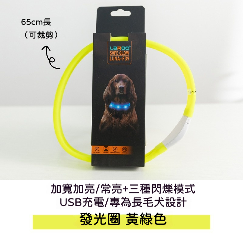狗狗夜行項圈燈｜輕量LED・夜間清楚可見