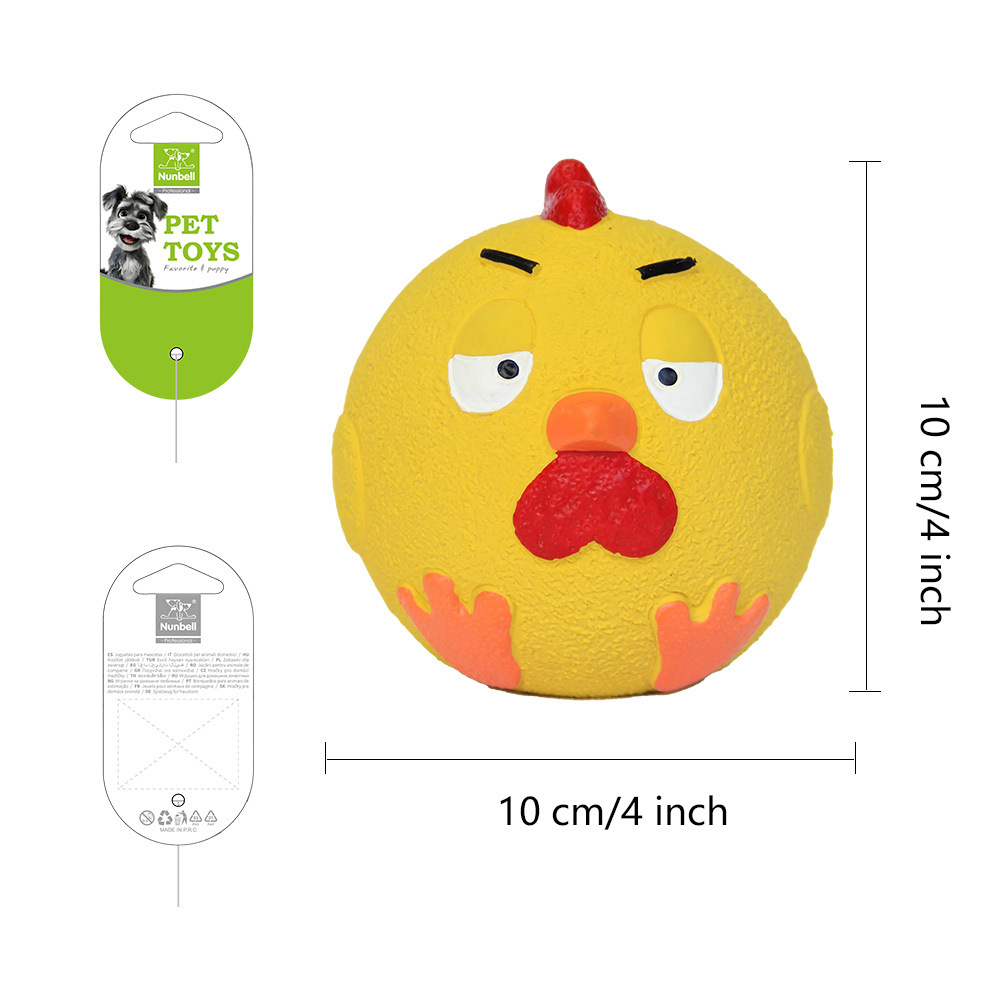 天然乳膠發聲狗狗玩具｜彈力耐咬・多款造型互動玩具
