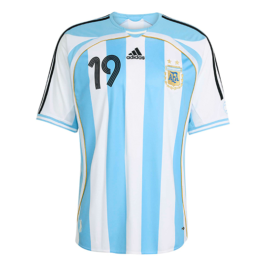アルゼンチン代表 2006 ホームユニフォーム 背番号19 メッシ