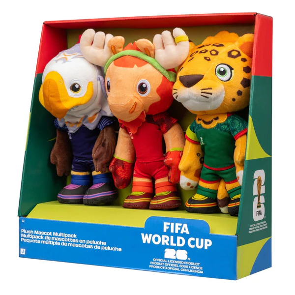 FIFAワールドカップ2026™ 10インチ マスコットぬいぐるみマルチパック