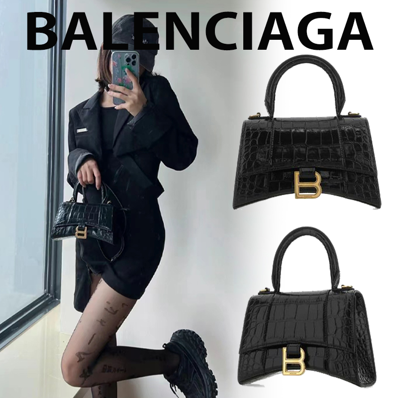 絶対欲しい♪【BALENCIAGA】HOURGLASS XS ハンドバッグ