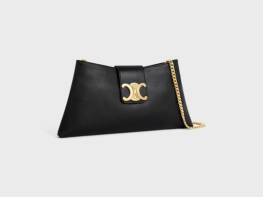 CELINE セリーヌ ミディアム アポリーヌ バッグ タン ブラック