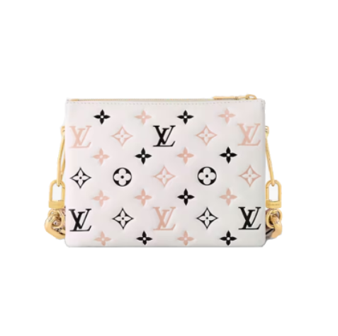 【LOUIS VUITTON】LV2023新品Coussin BB ショルダーバッグ斜め掛けバッグゴールドチェーン