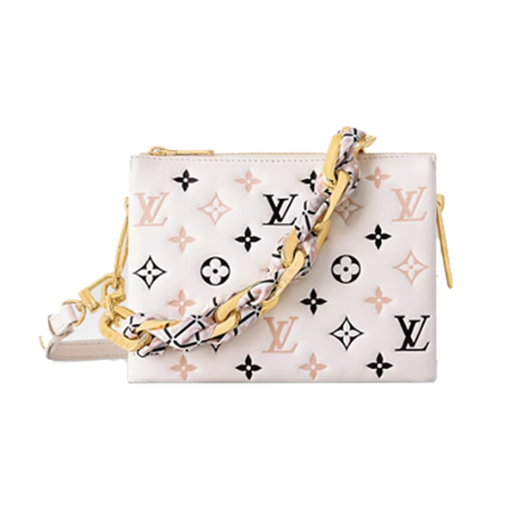 【LOUIS VUITTON】LV2023新品Coussin BB ショルダーバッグ斜め掛けバッグゴールドチェーン