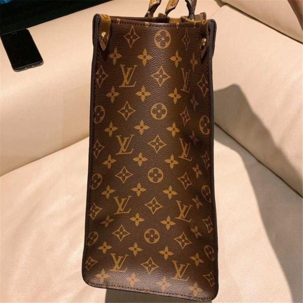 ◆Louis Vuitton◆オンザゴー MM トート バッグ ブラウン