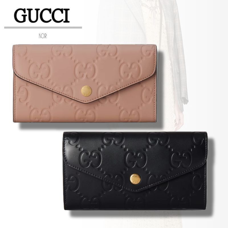 【即納】GUCCI グッチ GG レザー コンチネンタル ウォレット