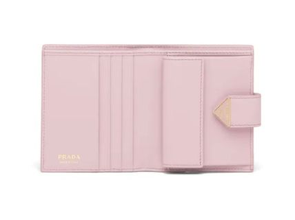 ◆PRADA◆上品 サフィアーノレザーxレザー 折りたたみ財布 6色