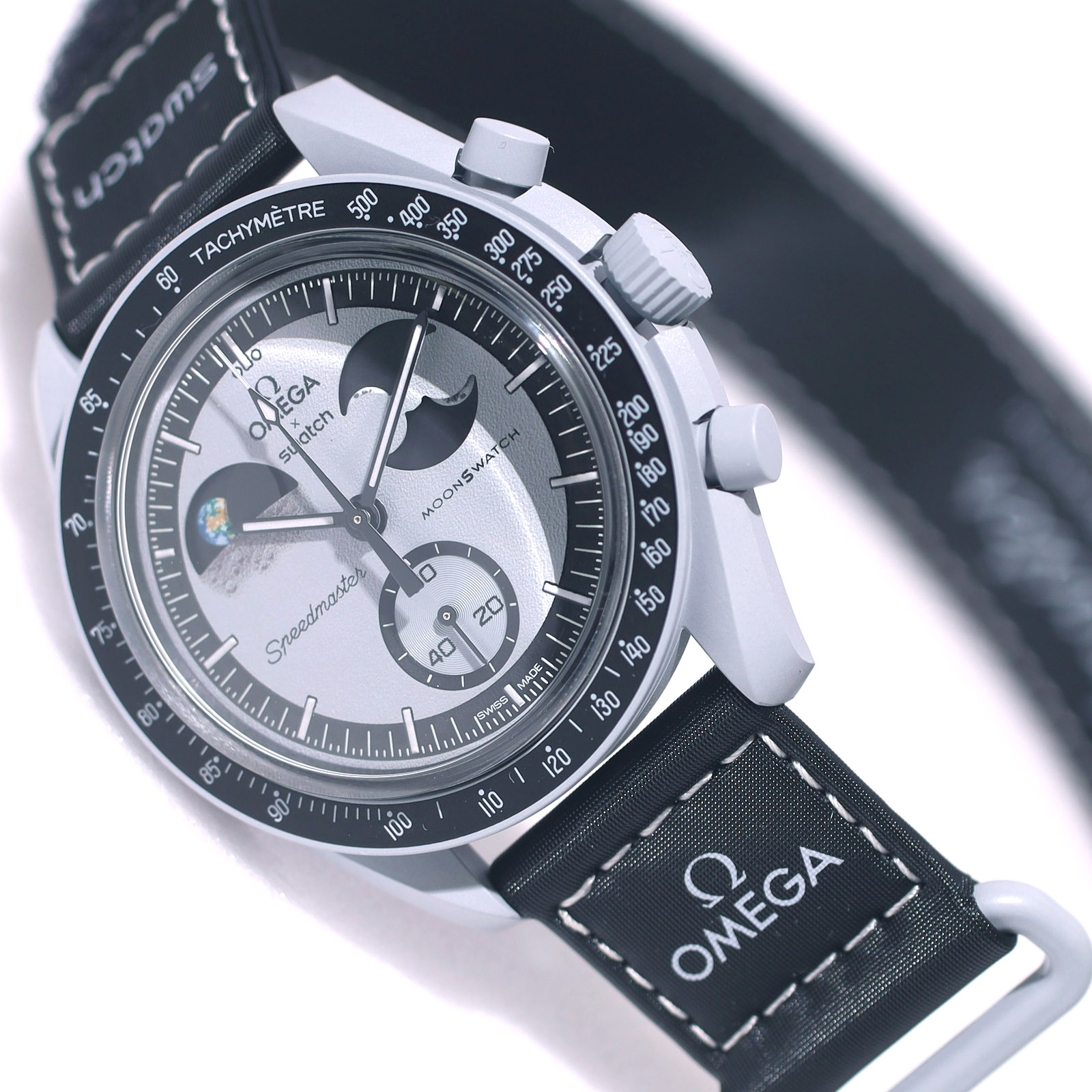 OMEGA × SWATCH BIOCERAMIC MoonSwatch MISSION TO EARTHPHASE SO33M700 商品画像5