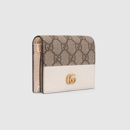 GUCCI GGマーモント レザー ウォレット 二つ折り財布 ミニ財布