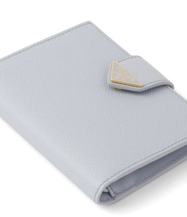 ◆PRADA◆上品 サフィアーノレザーxレザー 折りたたみ財布 6色