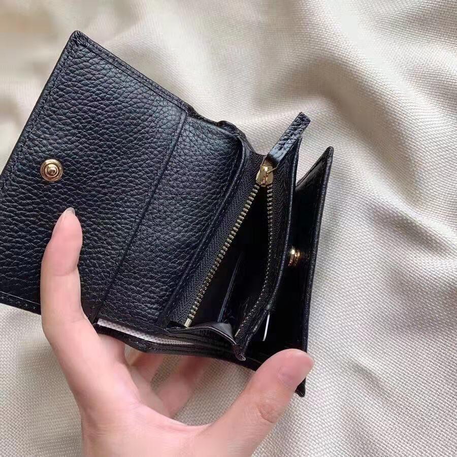 GUCCI【特別なオファー】GG(グッチ)〔プチ マーモント〕レザー 三つ折りウォレット