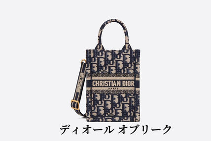 新作！すぐ届く☆【Dior】DIOR BOOK TOTE ミニ フォンバッグ♪