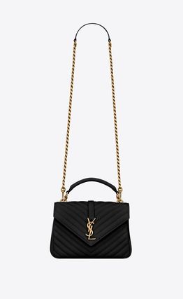 【入手困難】SAINT LAURENT レザー COLLEGE ミディアムバッグ