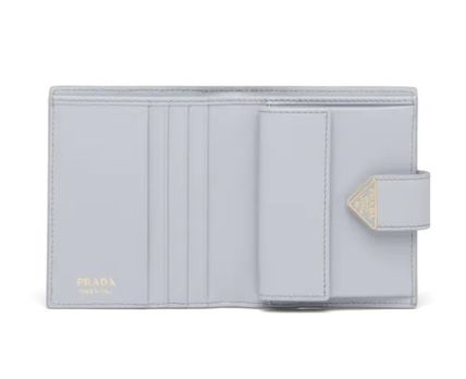 ◆PRADA◆上品 サフィアーノレザーxレザー 折りたたみ財布 6色