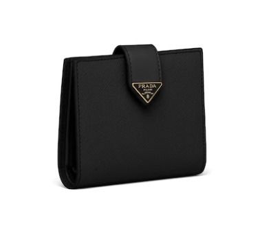 ◆PRADA◆上品 サフィアーノレザーxレザー 折りたたみ財布 6色